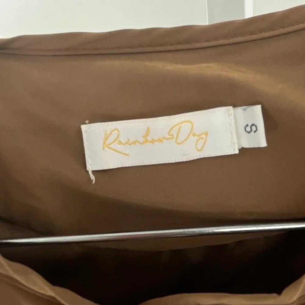 Rainbow Day Quilted Button Up Crewneck Jacket - Size S - Picture 5 of 7